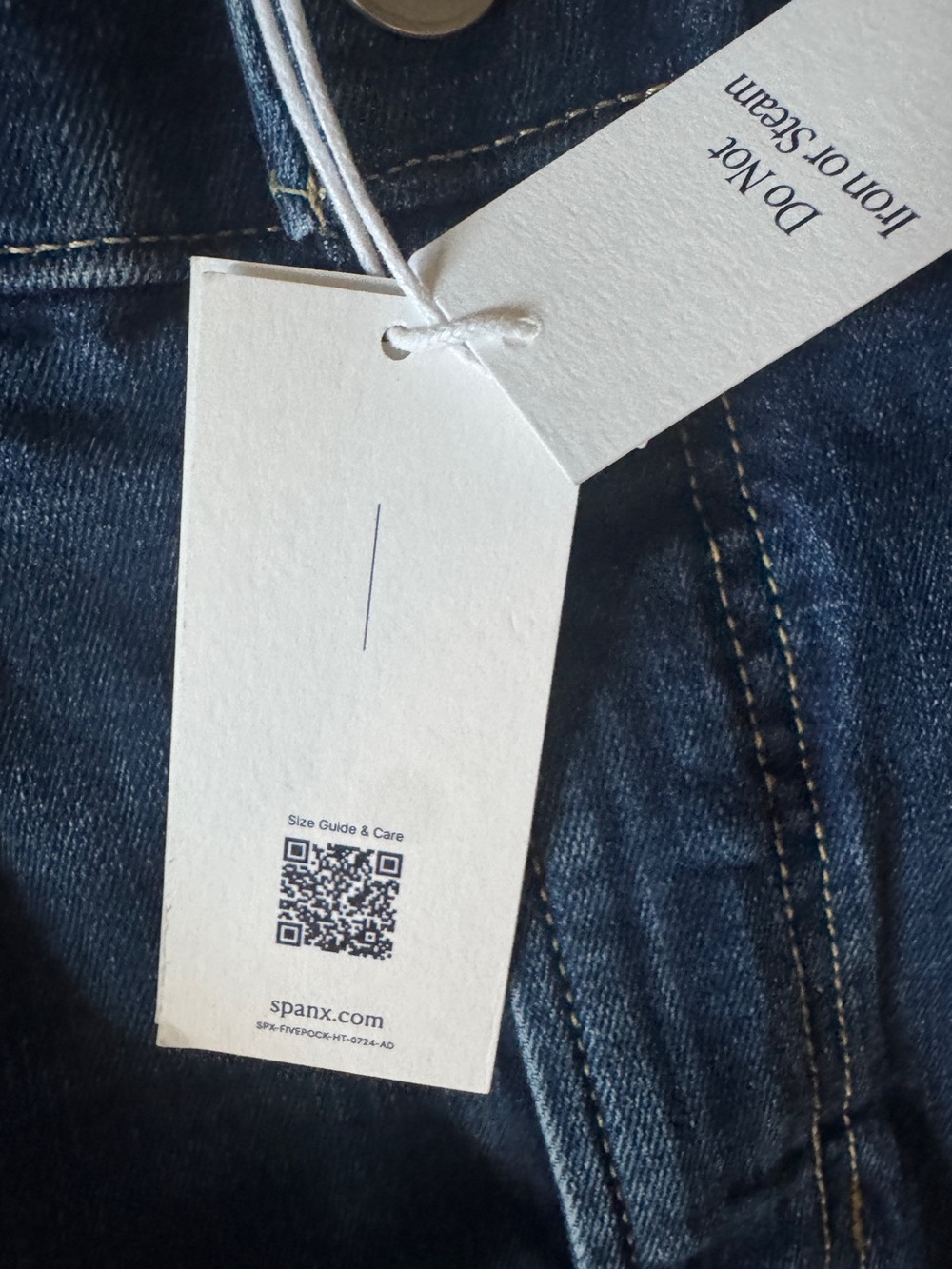 NWT Size 12 SPANX Classic Blue Flare Jeans 30-32” waist - Picture 7 of 11